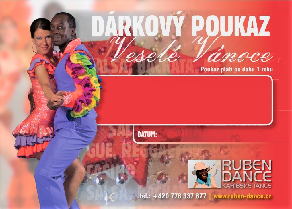 salsa cubana bachata dominicana christmas voucher